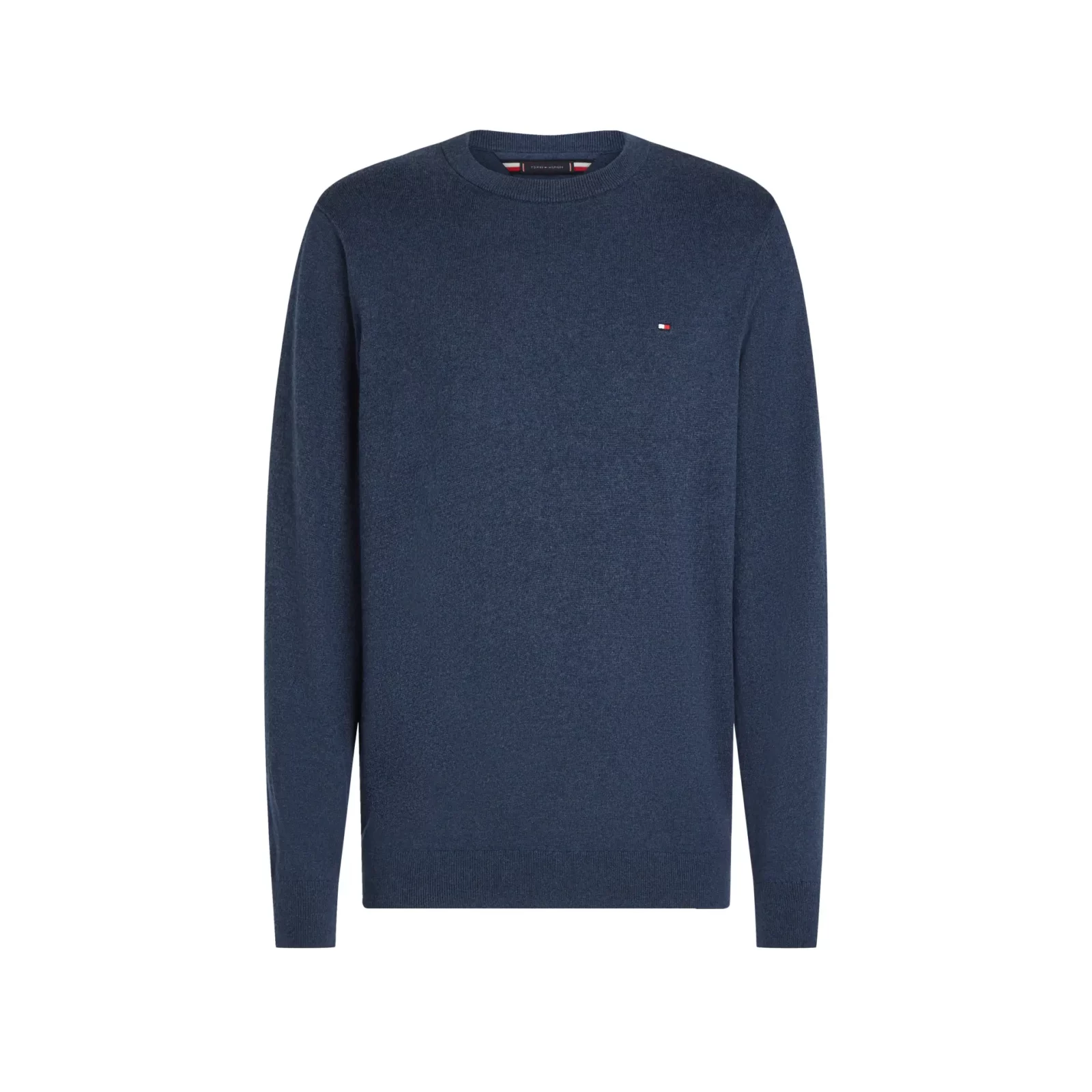 Tommy-Hilfiger_miesten-meleerattusininen-puuvilla-kasmir-neule_pima-cotton-cahmere-crew_MW0MW28046DVI