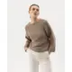 Holebrook_naisten-merinovillaneule-khaki_Cajsa-Sweater