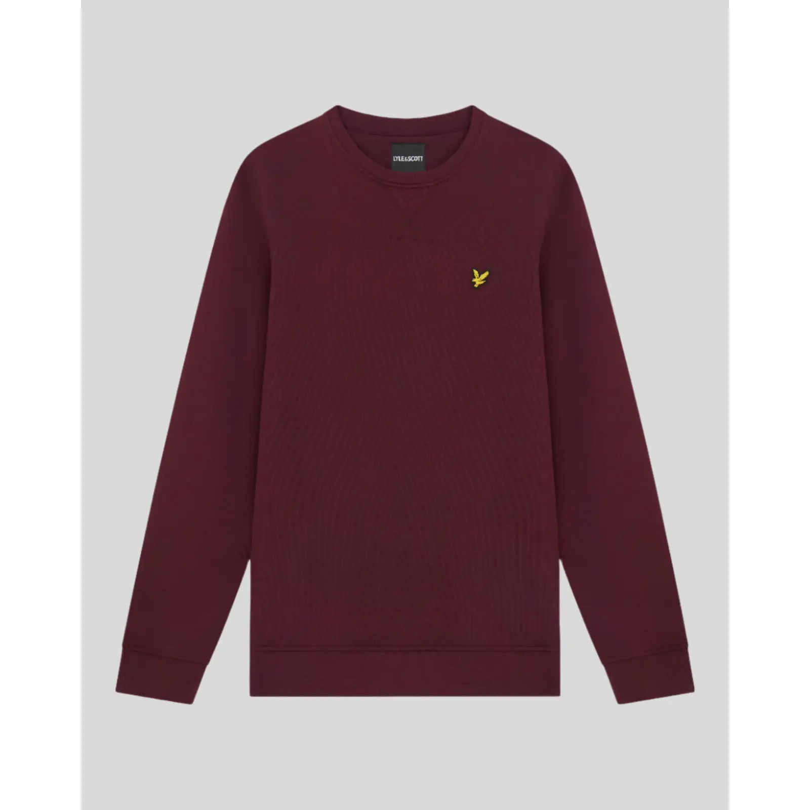 Lyle-Scott_miesten-viininpunainen-collegepaita_crewneck-sweat_ML424VOG_Z562