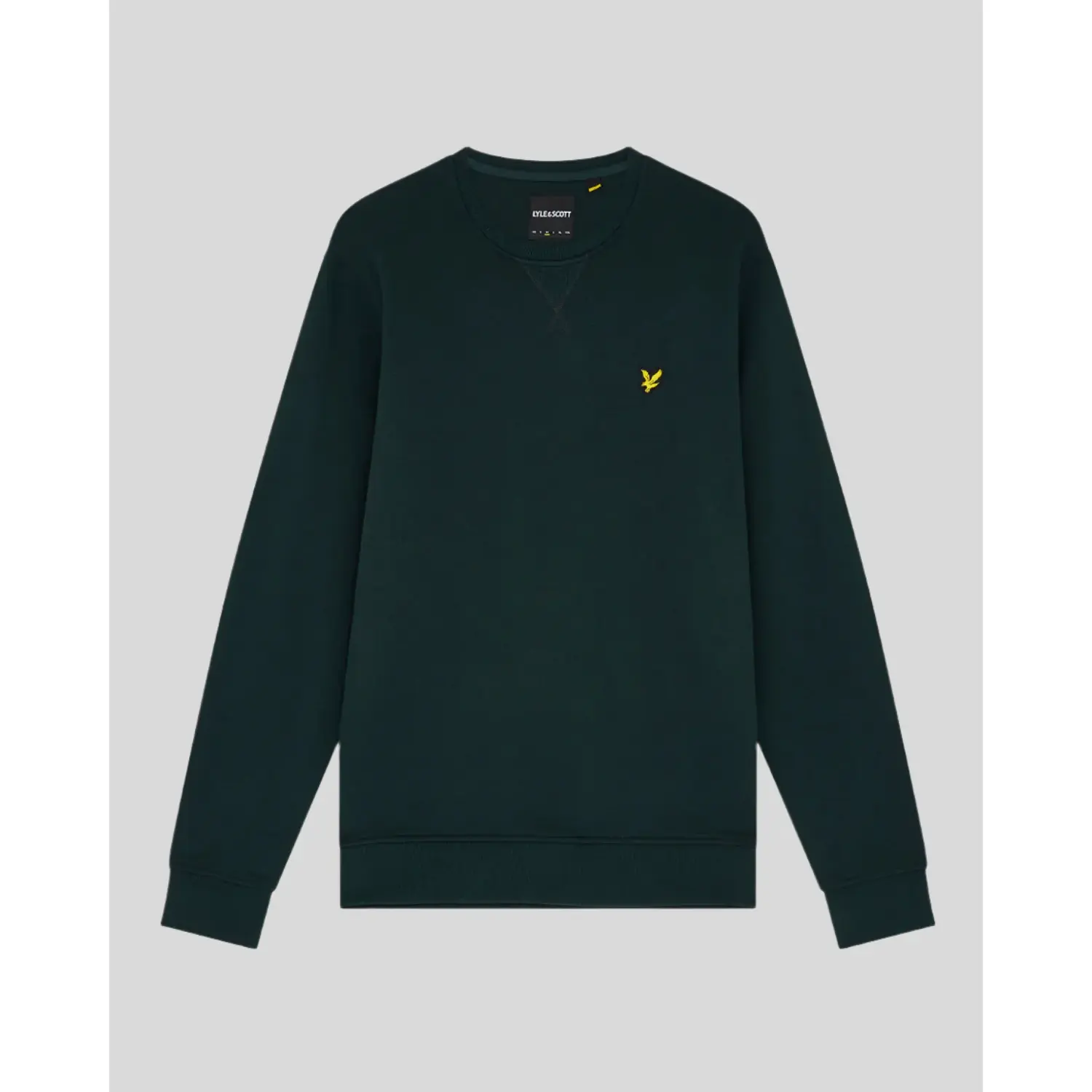 Lyle-and-Scott_miesten-tummanvihrea-collegepaita_crewneck-sweat_ML424VOG_W486_1
