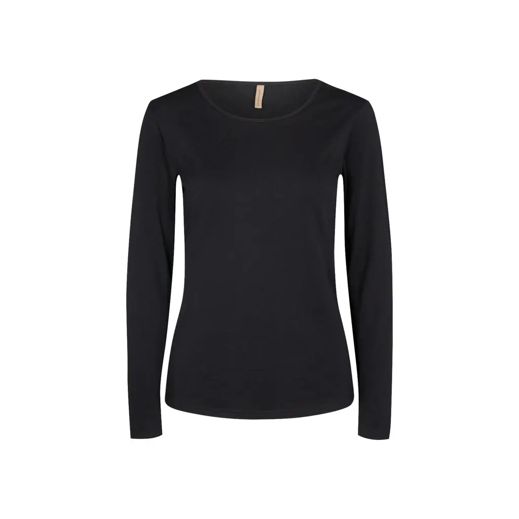 soyaconcept-naisten-musta-pitkahihainen-trikoopaita