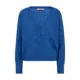 MOS-MOSH_naisten-kirkkaan-sininen-neuletakki_villaneuletakki_thora-v-neck-neuletakk