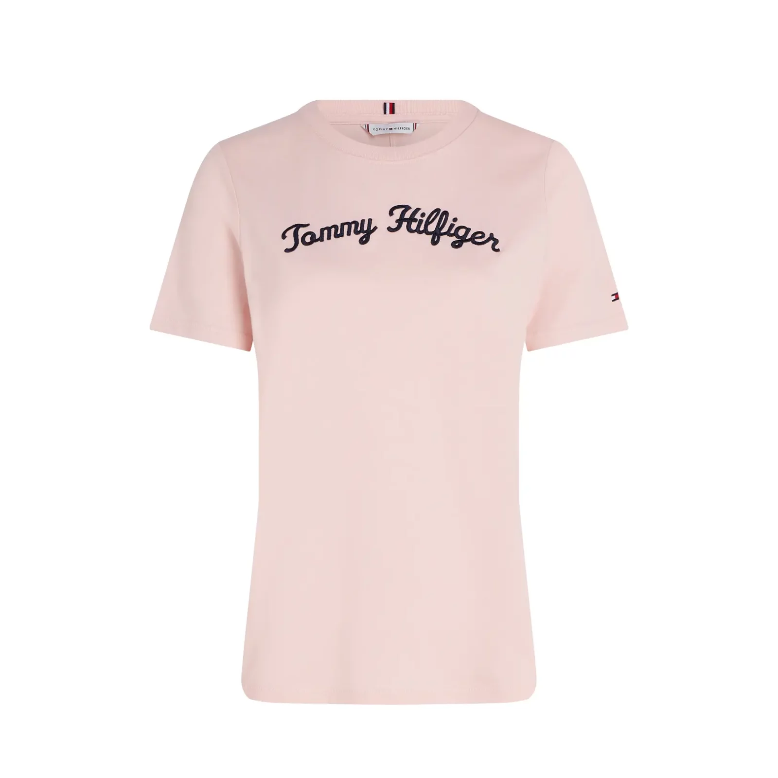 Vaaleanpunainen naisten t-paita