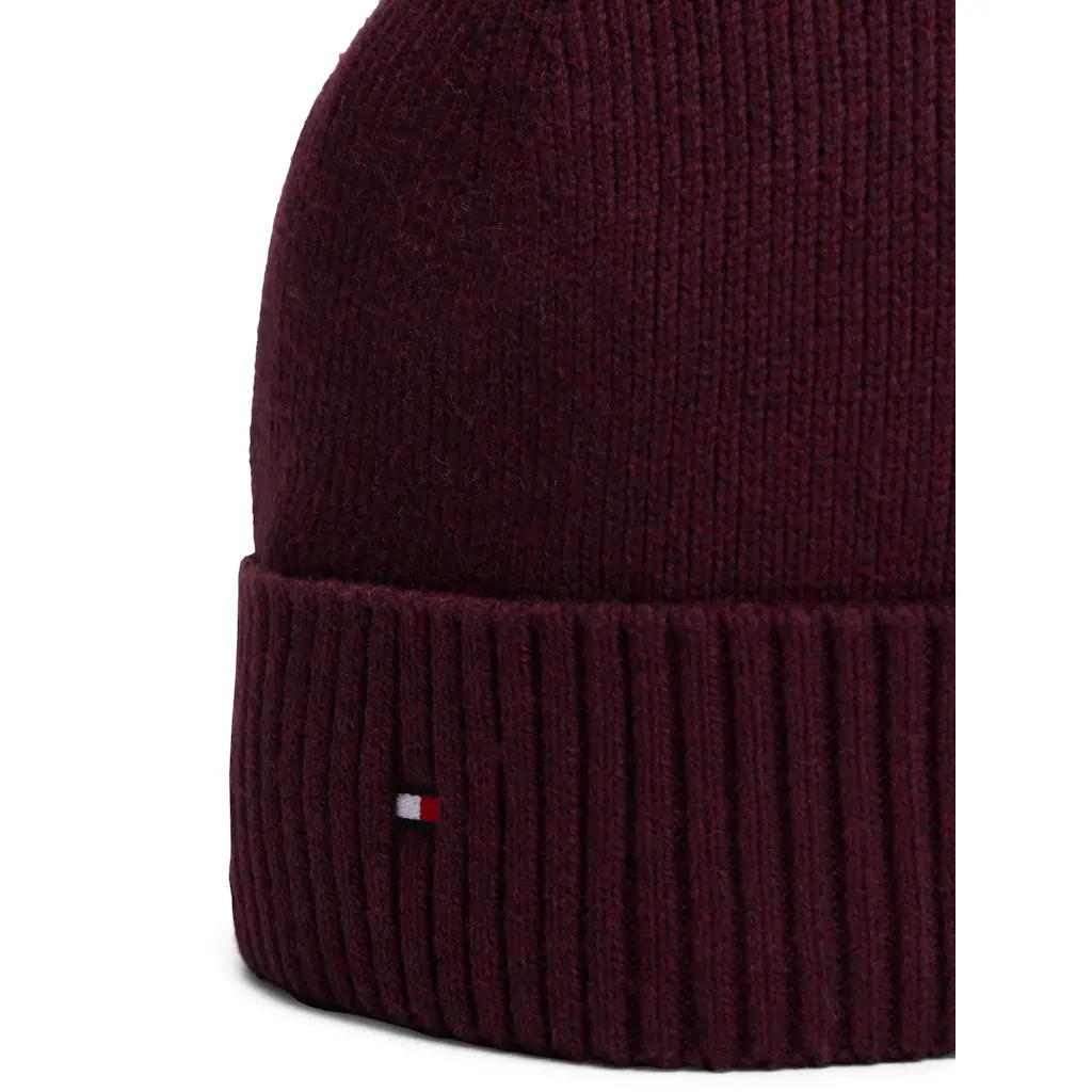 Tommy-Hilfiger_miesten-viininpunainen-pima-cotton-pipo