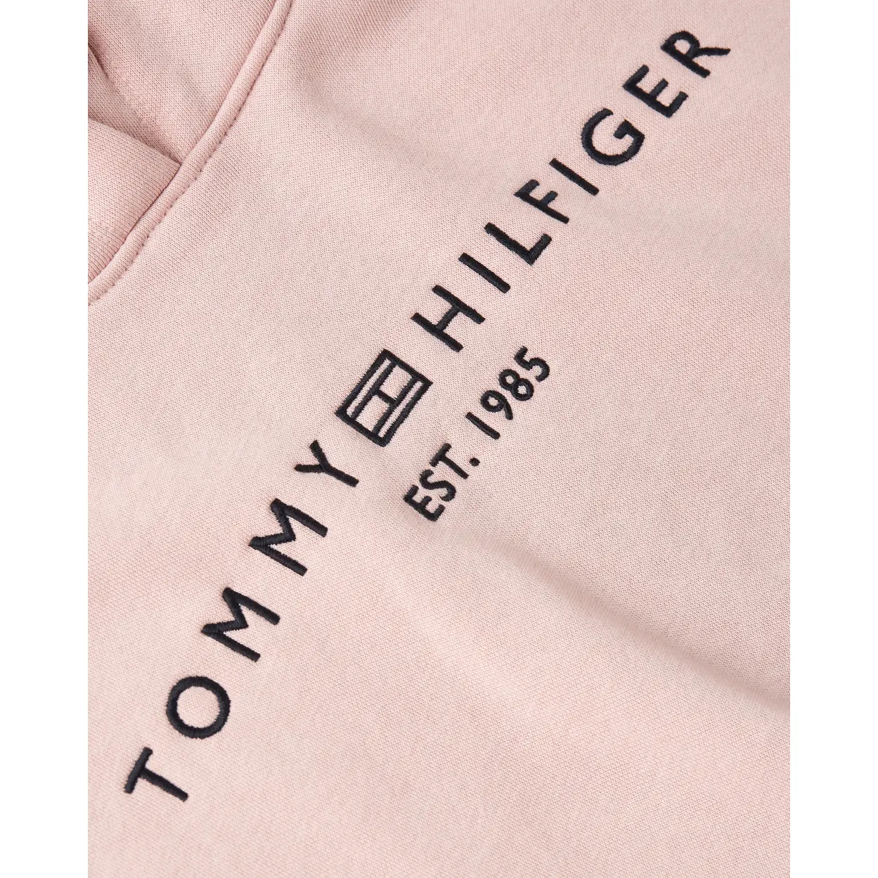 tommy hilfiger naisten pään yli vedettävä vaaleanpunainen logohuppari