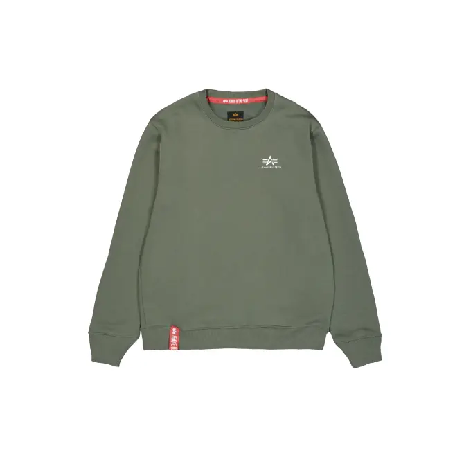 Alpha-Industries_tummanvihrea-rento-siisti-collegepaita-miehille
