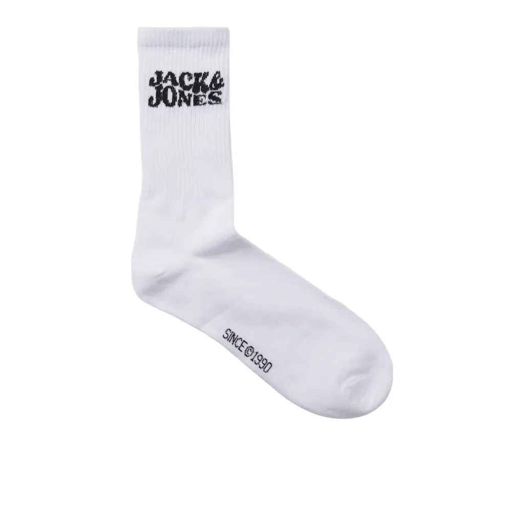 JACKJONES_miesten-3-kappaleen-sukkapakkaus_elton-tennis-socks-3-pack_valko-musta_12266923