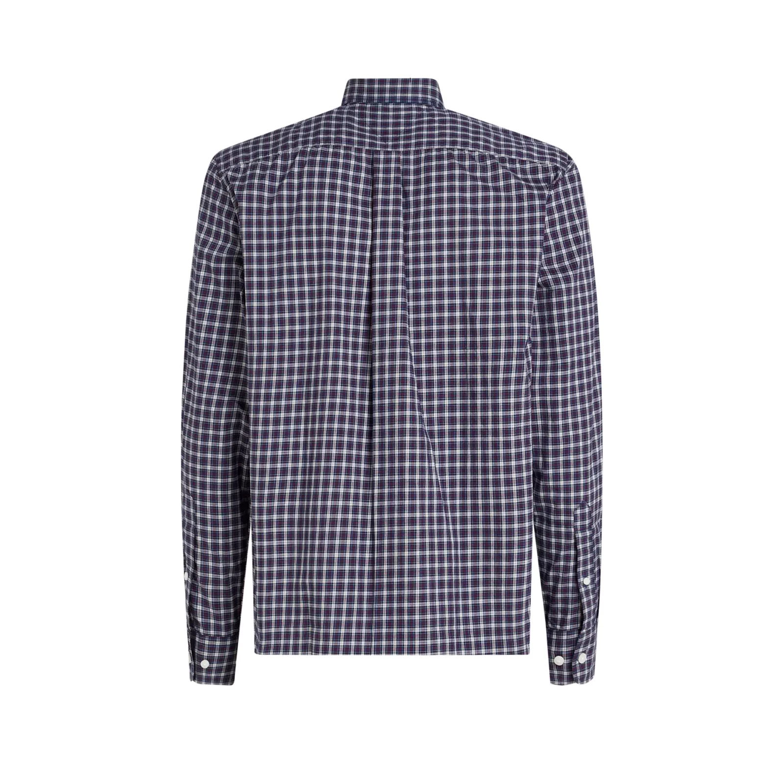 Tommy-Hilfiger_miesten-sini-punainen-ruutukauluspaita_flewx-poplin-mini-tartan-rf-shirt