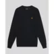 LyleScott_miesten-tummansininen-lampaanvillaneule_crew-neck-labswool-b_tsin_KN2114V