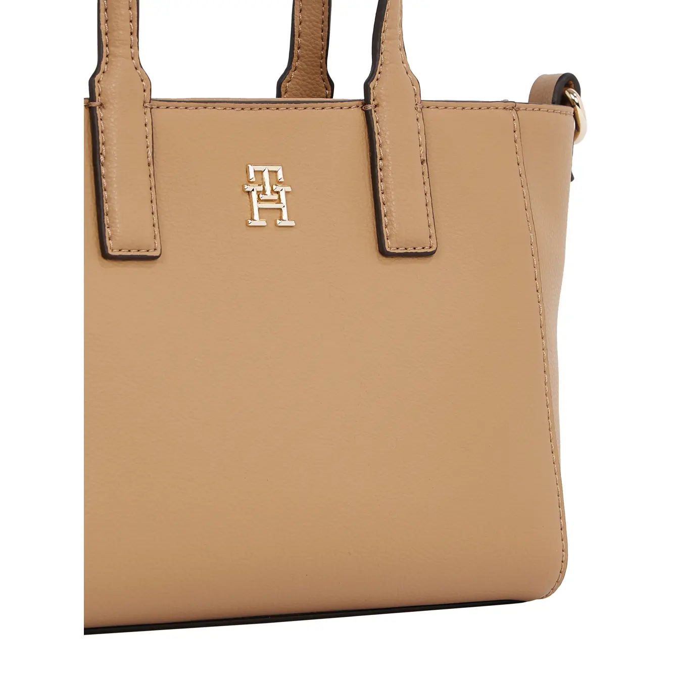 Tommy-Hilfiger_naisten-beige-kasilaukku-olkahihnalla_soft-logo-tote-bag_WI2025_RBC_AW0AW16907RBC