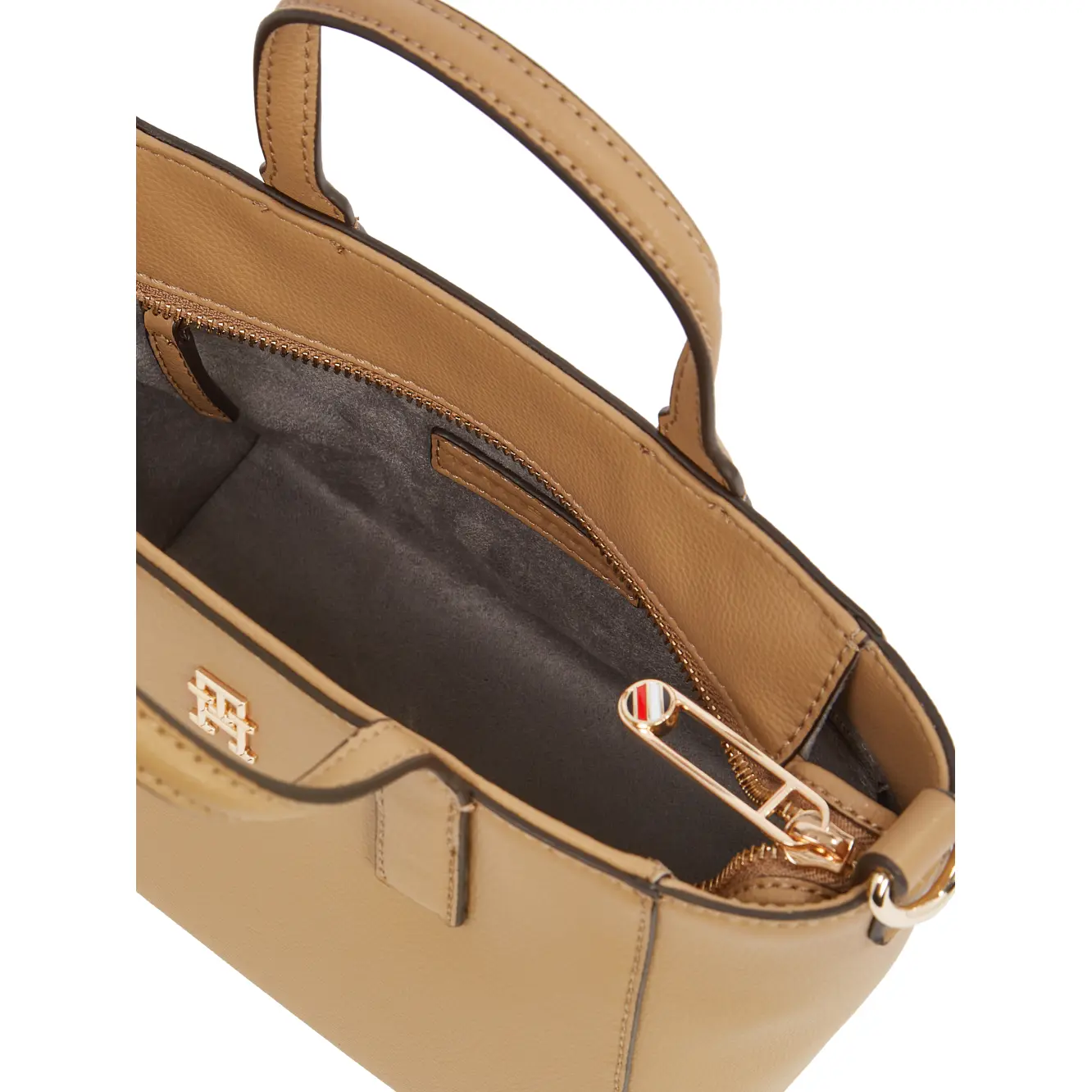 Tommy-Hilfiger_naisten-beige-kasilaukku-olkahihnalla_soft-logo-tote-bag_WI2025_RBC_AW0AW16907RBC