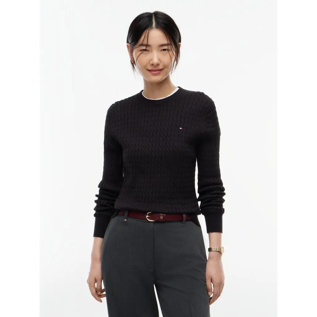 Tommy-Hilfiger-naisten-musta-lettineule-puuvillasta