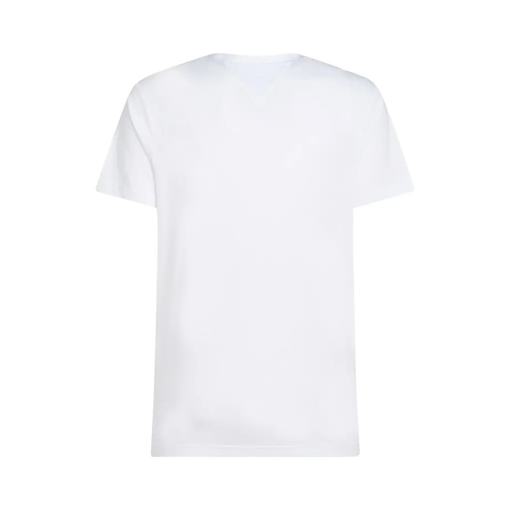 Tommy-Hilfiger_miesten valkoinen t-paita_hilfiger center stack tee__SP2025_YBR_MW0MW38621YBR (1)