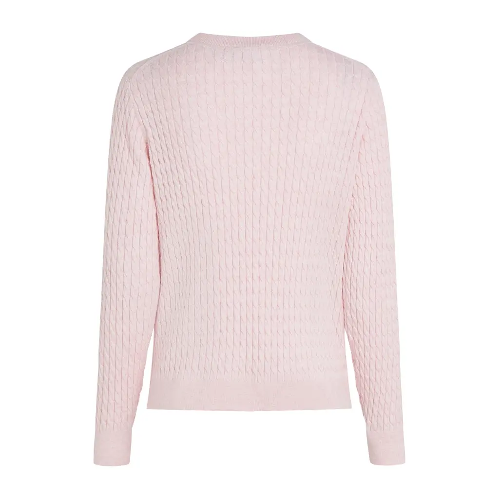 Tommy-Hilfiger_naisten vaaleanpunainen puuvillaneule_cabel c-neck neule_rosa__SP2025_TZH_WW0WW44993TZH_6 (1)