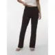 VERO-MODA-tummanruskeat-naisten-suoralahkeiset-siistit-housut