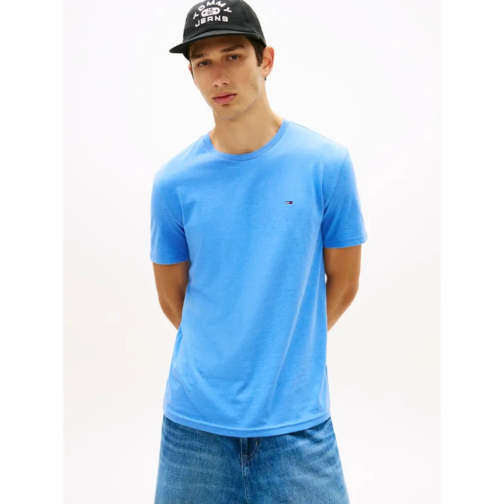 Tommy-Jeans_miesten-kirkkaan-sininen-meleerattu-yksivarinen-logot-paita