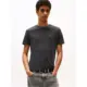 Tommy-Jeans_miesten-meleerattu-musta-t-paita_slim-jaspe-htr-tee