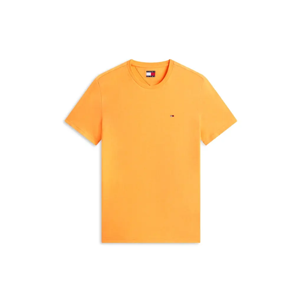 Tommy-Jeans_miesten-oranssi-puuvillainen-t-aita