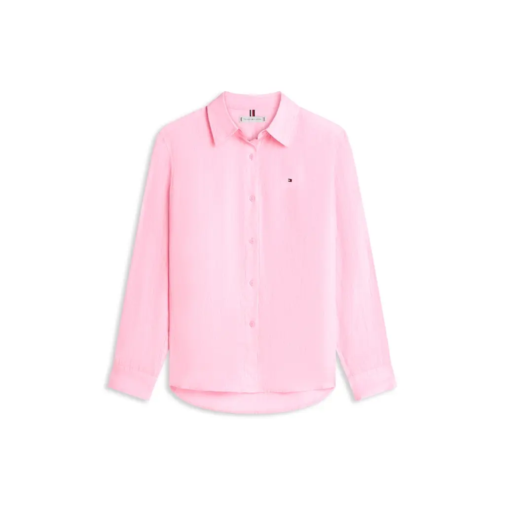 Tommy-Hilfiger_pinkki-naisten-rento-pellavapaita