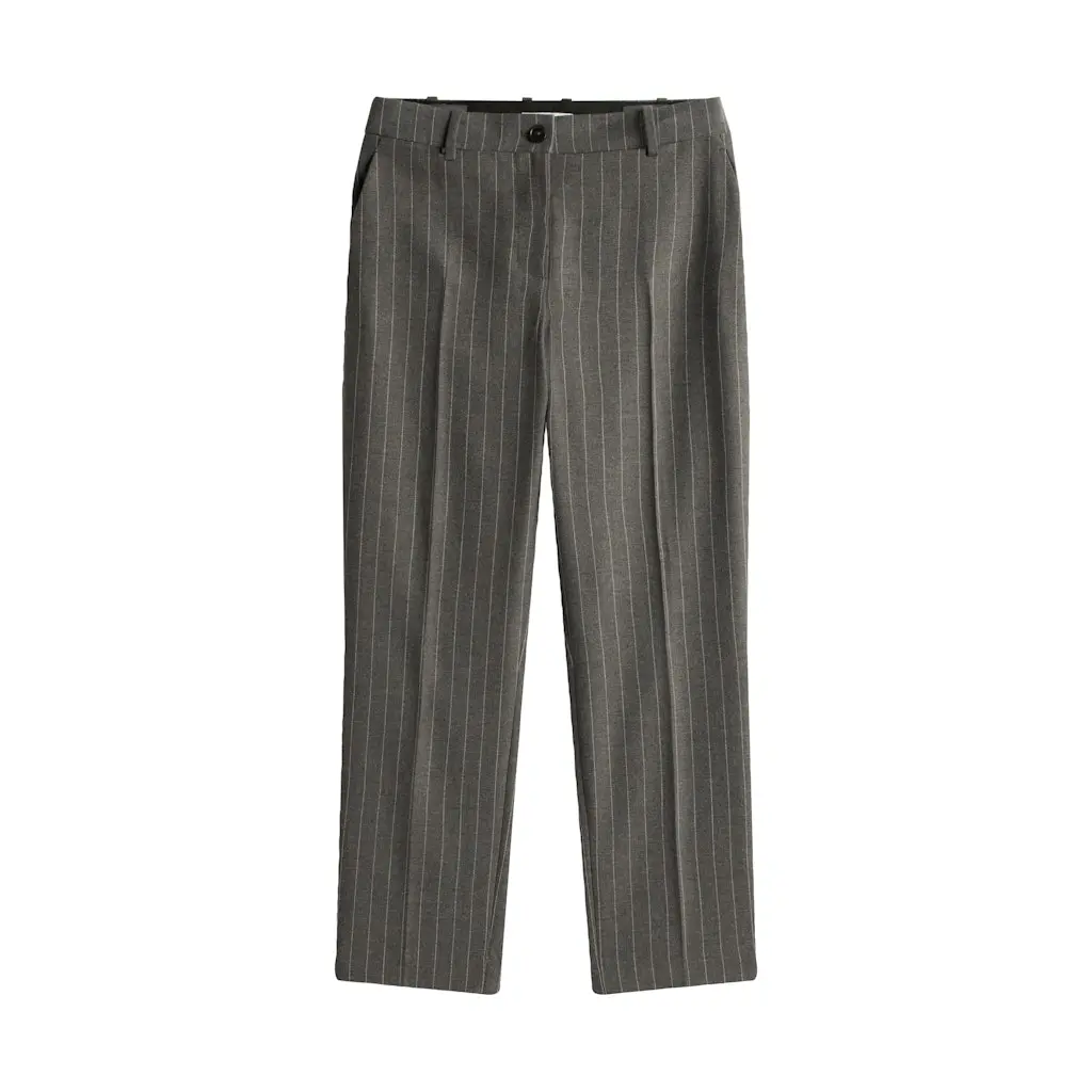 Tommy-Hilfiger_naisten-harmaa-valko-raidalliset-suorat-housut_pinstripe-housu