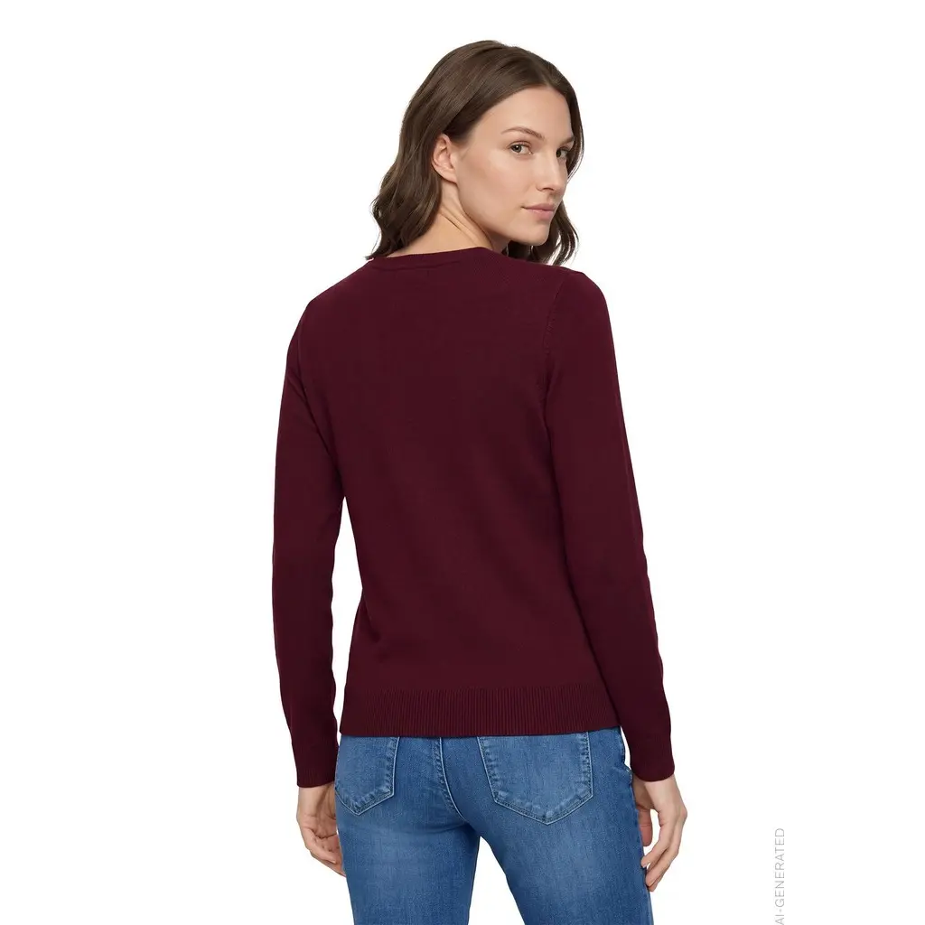 BETTY-BARCLAY-naisten-viininpunainen-neulepusero_