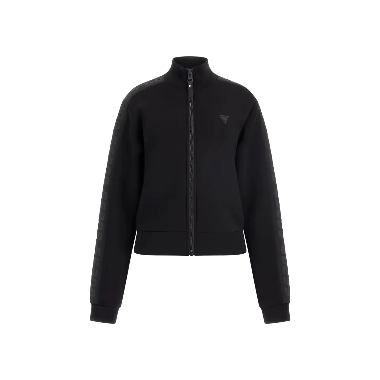 Guess-musta-vetoketjullinen-collegetakki-naisille