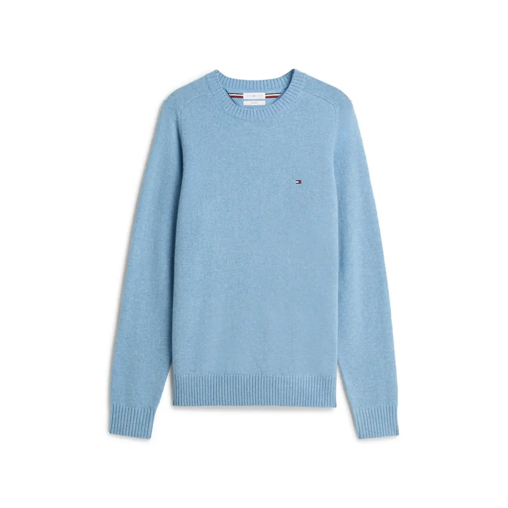 Tommy-Hilfiger-miesten-taivaan-sininen-lampaanvilla-neule