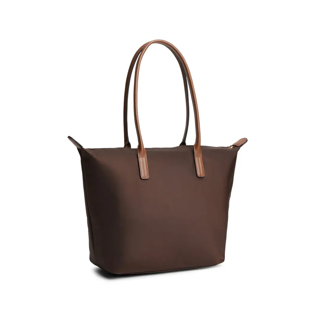 Tommy-Hilfiger-naisten-tummanruskea-nailon-laukku