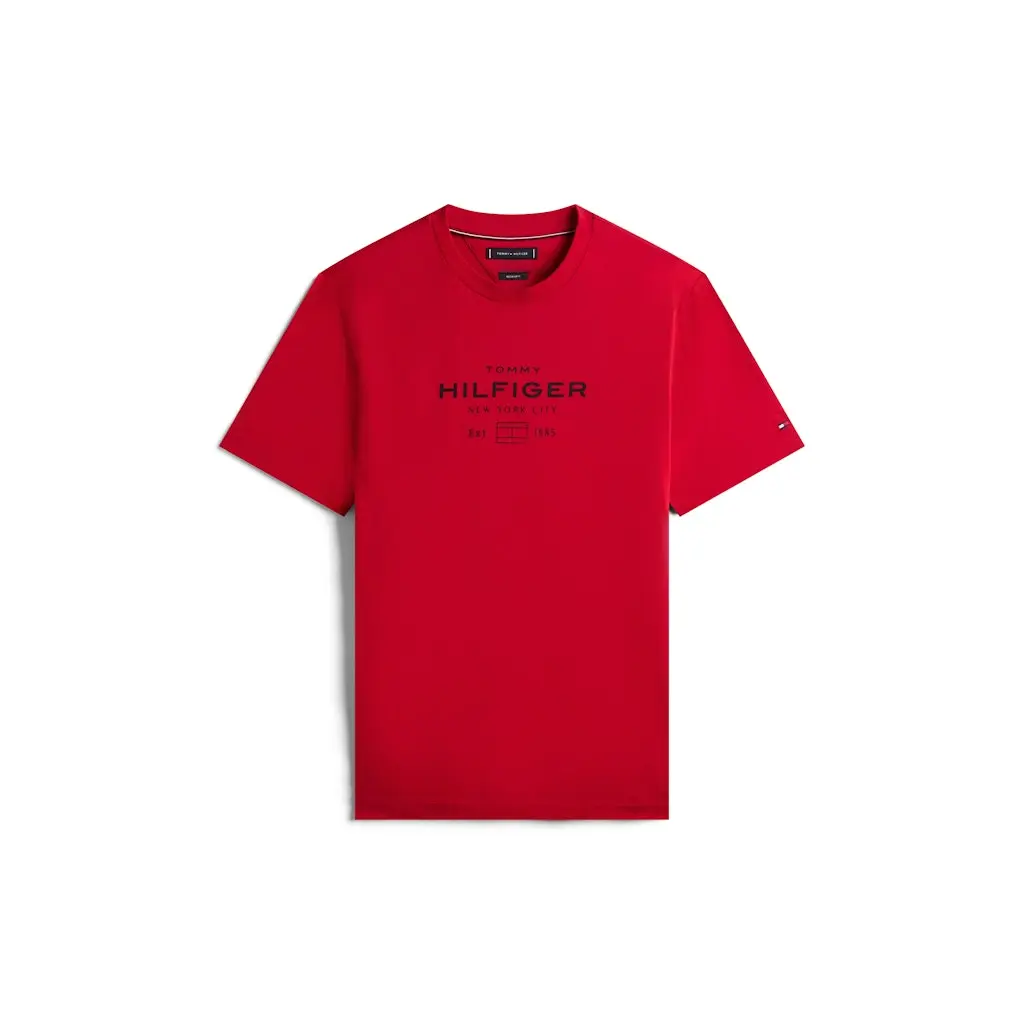 Tommy-Hilfiger_miesten-punainen-logot-paita_FA2025