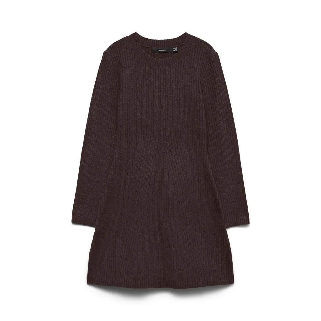 VERO-MODA-turmmanruskea-neulemekko-joustavasta-neuleesta