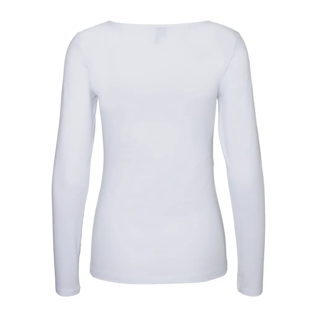 VERO-MODA_valkoinen-perustrikoopaita-pitkalla-hihalla-naisille