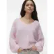 VERO-MODA_vaaleanpunainen-naisten-pehmea-neule-v-paantiella-tai-pyorealla-paanteilla