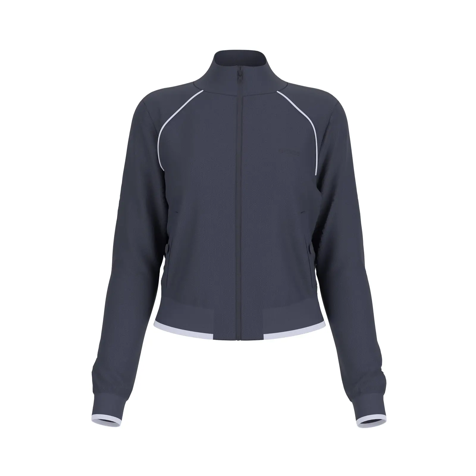 Guess_naisten-tummansininen-vetoketjullinen-collegetakki