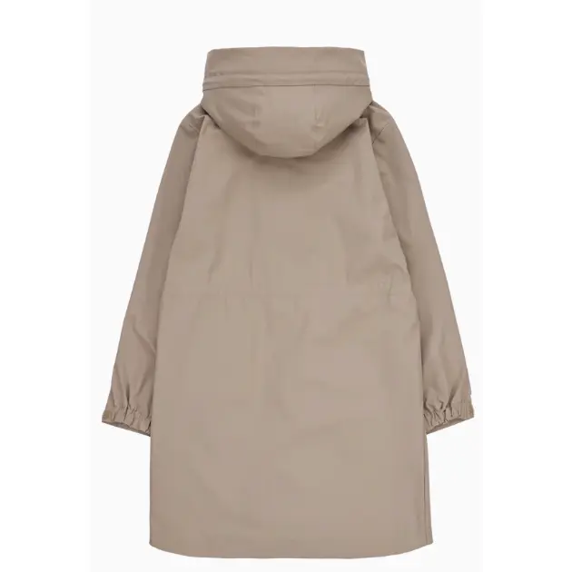 Makia_naisten-beige-pidempi-Rylie-hupullinen-kangastakki