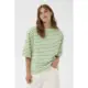Soaked-in-Luxury_-naisten-vihrea-valkoinen-kapearaidallinen-rento-collegepaita_