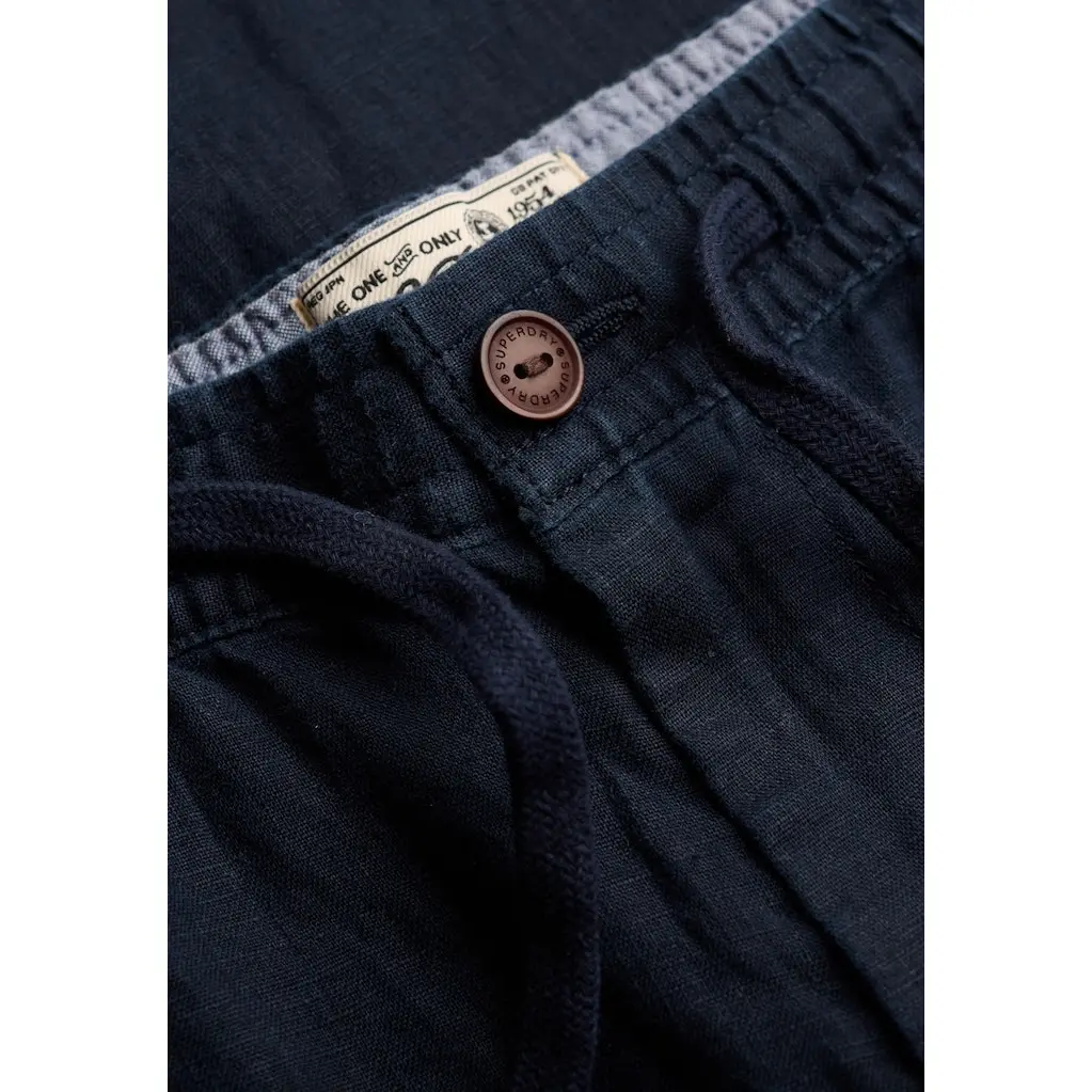 Superdry_tummansiniset-miesten-pellavahousut