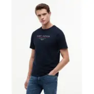 Tommy-Hilfiger_miesten-puuvillainen-tummansininen-logot-paita