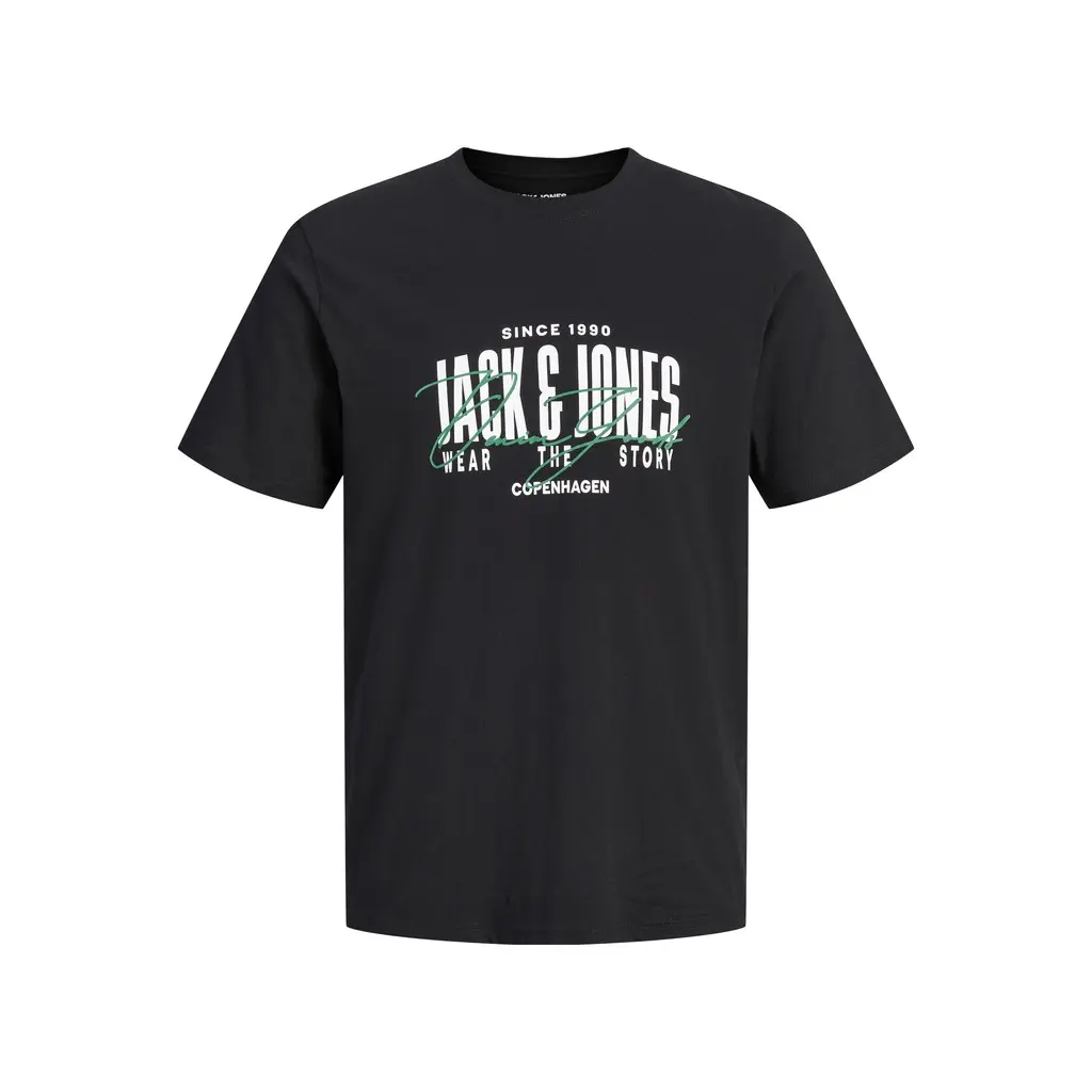 JACKJONES-miesten-musta-puuvillainen-edullinen-t-paita