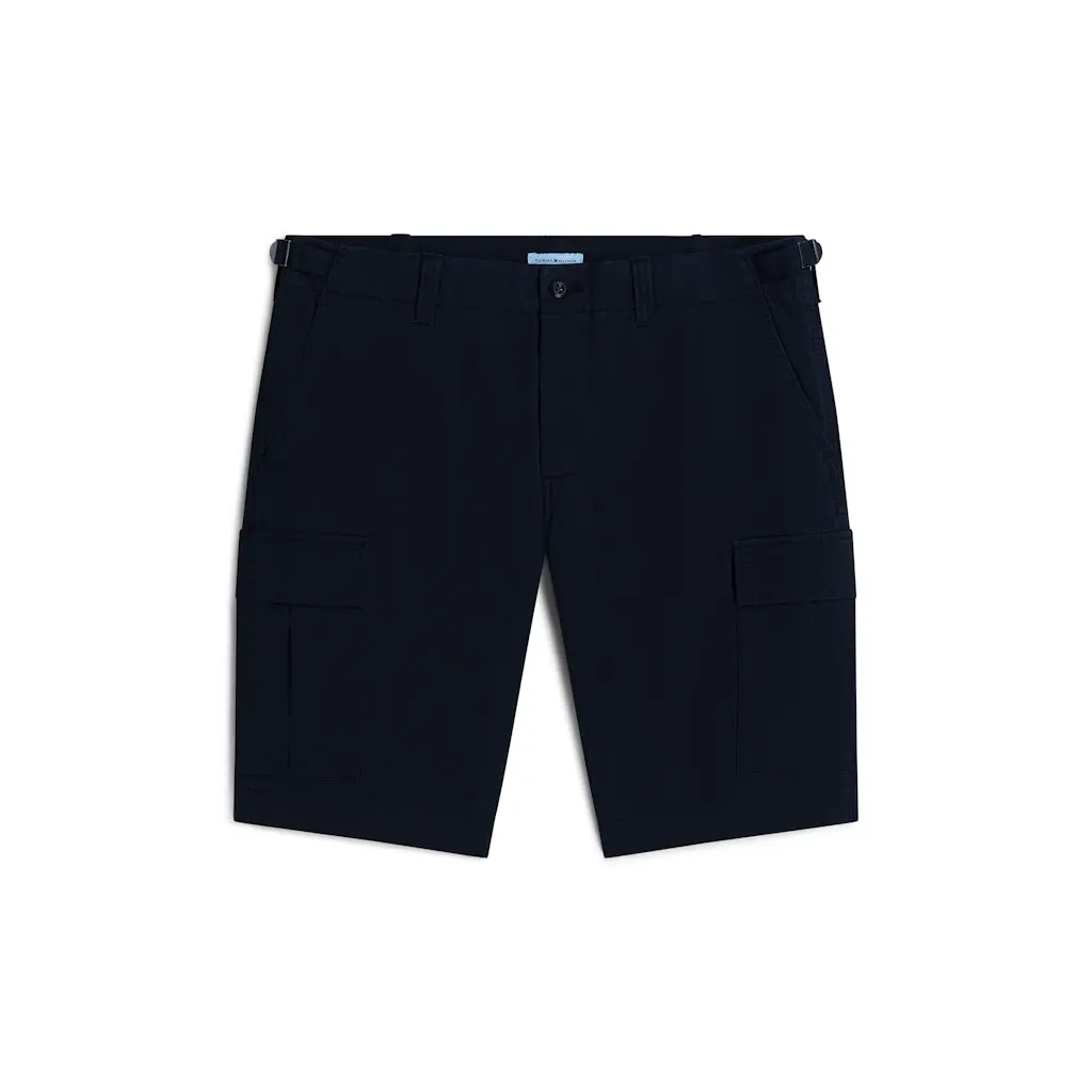 Tommy-Hilfiger_miesten-tummansiniset-reisitaskulliset-puuvillashortsit
