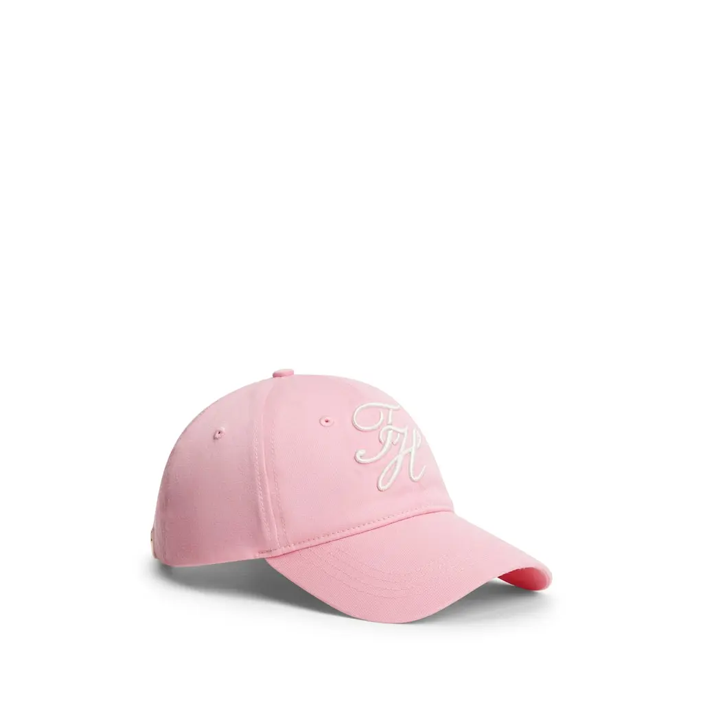 Tommy-Hilfiger_naisten-pinkki-puuvillalippis-logolla