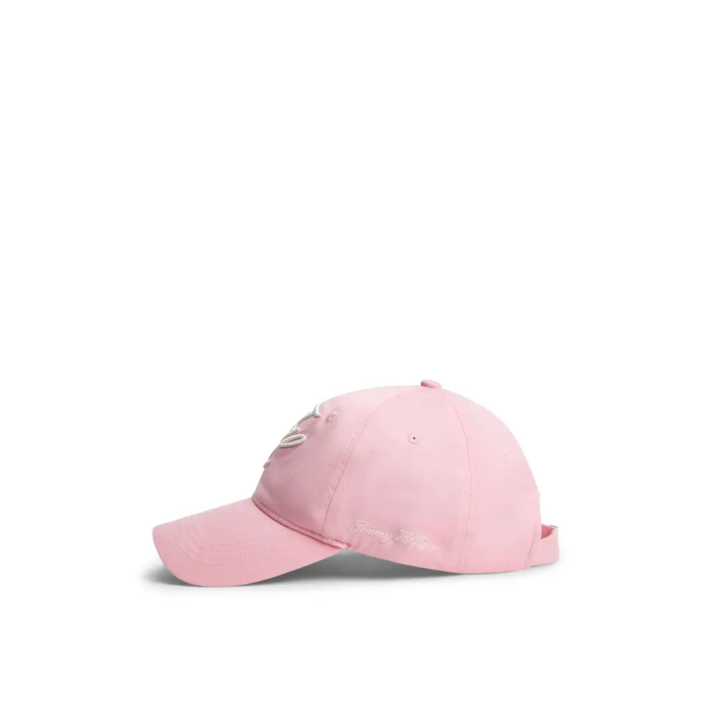 Tommy-Hilfiger_naisten-pinkki-puuvillalippis-logolla