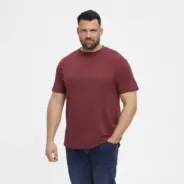 All-Size_miesten-pluskoon-viininpunainen-t-paita