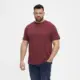 All-Size_miesten-pluskoon-viininpunainen-t-paita