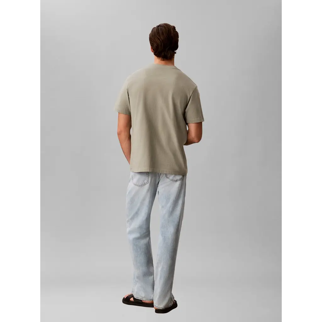 Calvin-Klein_miesten-vihrea-puuvillainen-logo-t-paita