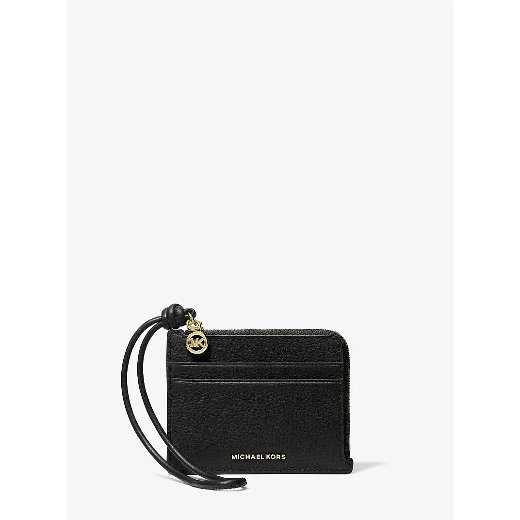 Michael-Kors-musta-jet-set-korttilompakko-rannehihnalla
