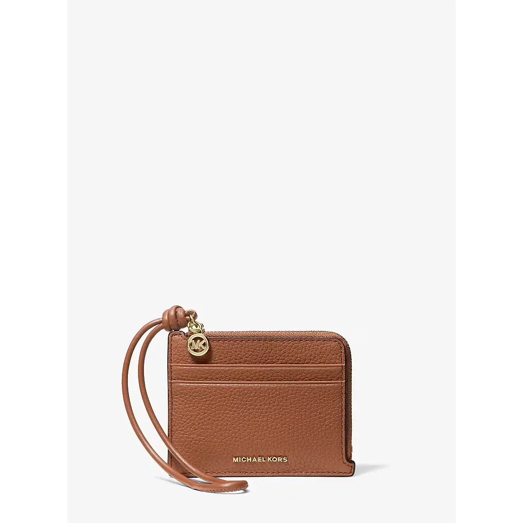 Michael-Kors-naisten-ruskea-korttilompakko-rannehihnalla