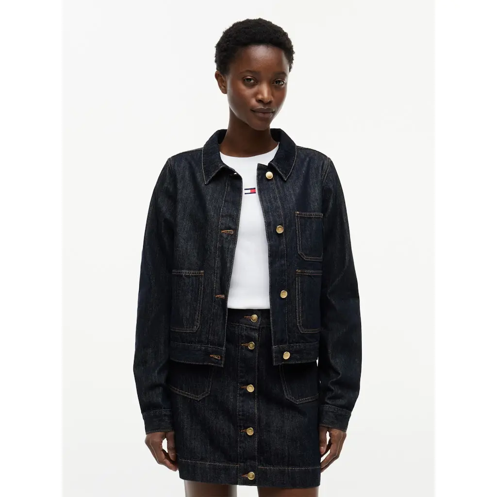 Tommy-Hilfiger-naisten-tummansininen-farkkutakki