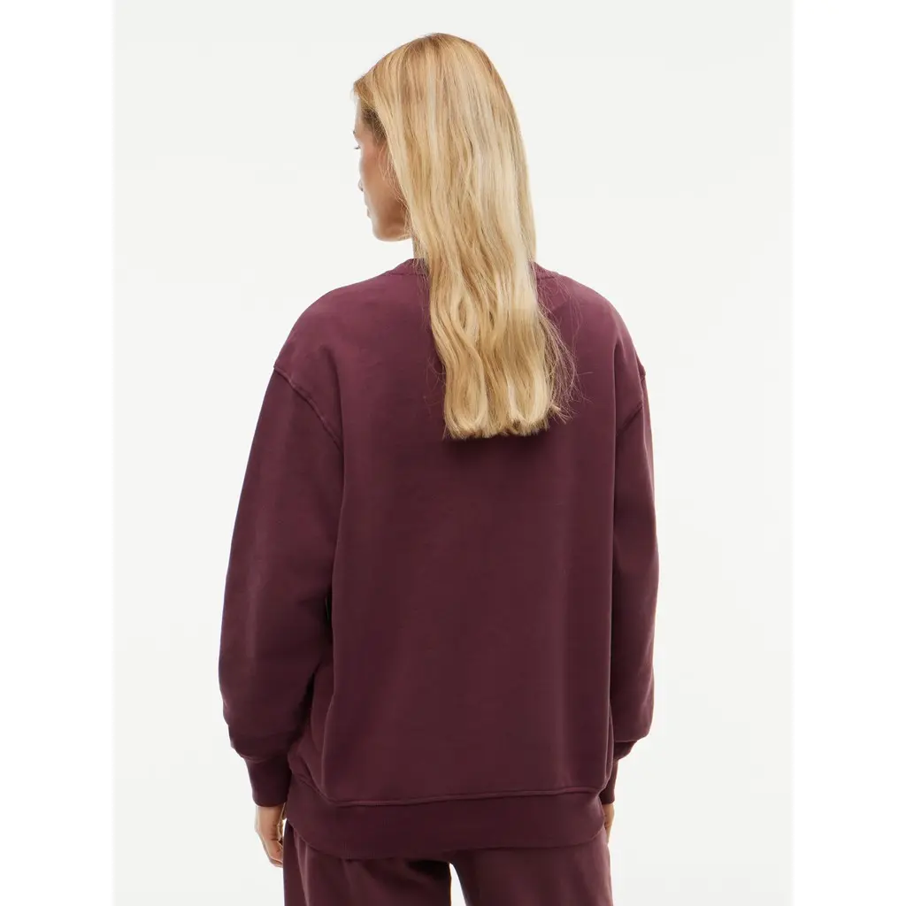Tommy-Hilfiger-naisten-ruskean-savyinen-yksivarinen-rento-collegepaita