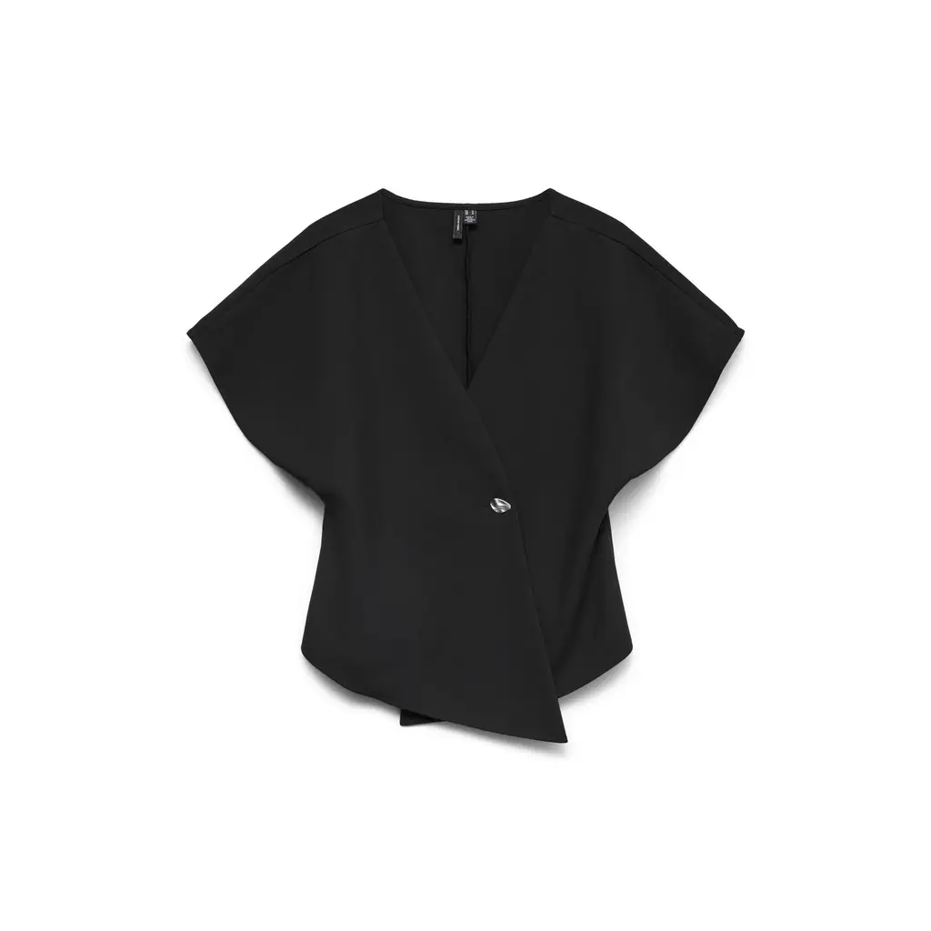 VERO-MODA_naisten-musta-kietaisutoppi-napilla