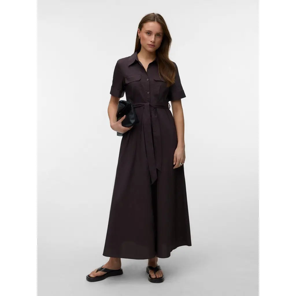 VERO-MODA_suklaanruksea-paitismekko